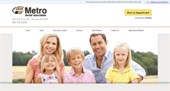 Desktop Screenshot of grmetrodental.com